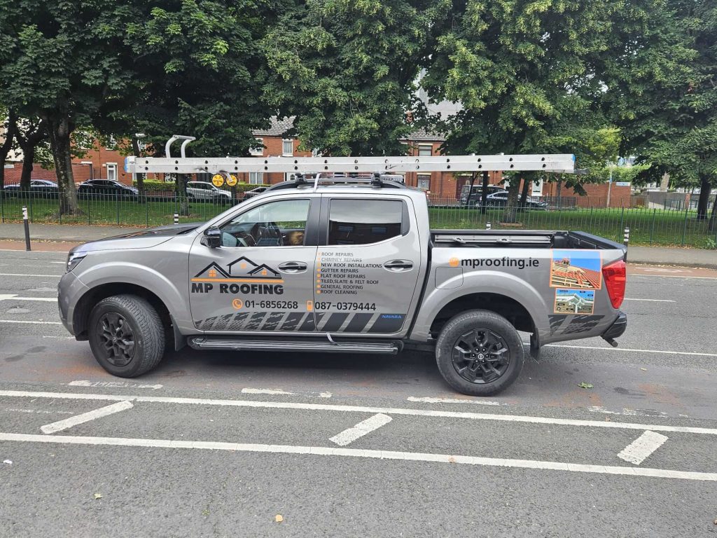 mp roofing truck